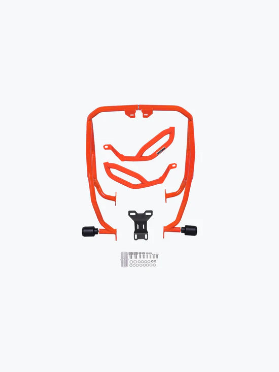 LEGUNDARY KTM ADV 390 2025 Model Raptor Crash Guard Orange