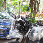 MotoCare Mantis Rally Tower Windshield for Royal Enfield Himalayan 411