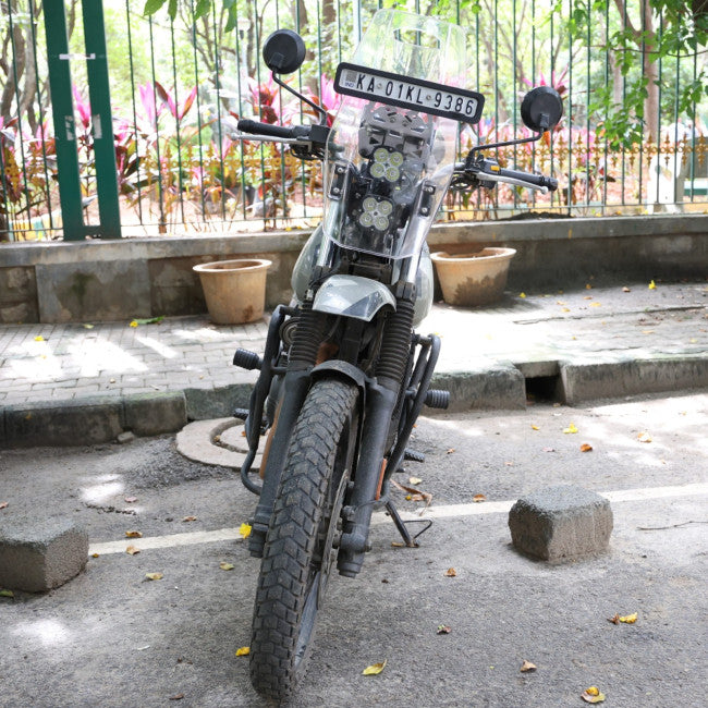 MotoCare Mantis Rally Tower Windshield for Royal Enfield Himalayan 411