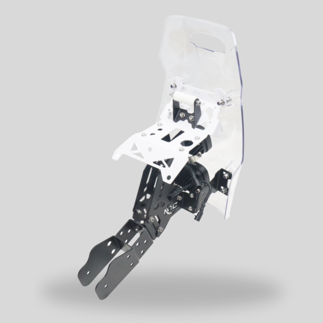 MotoCare Mantis Rally Tower Windshield for Royal Enfield Himalayan 411