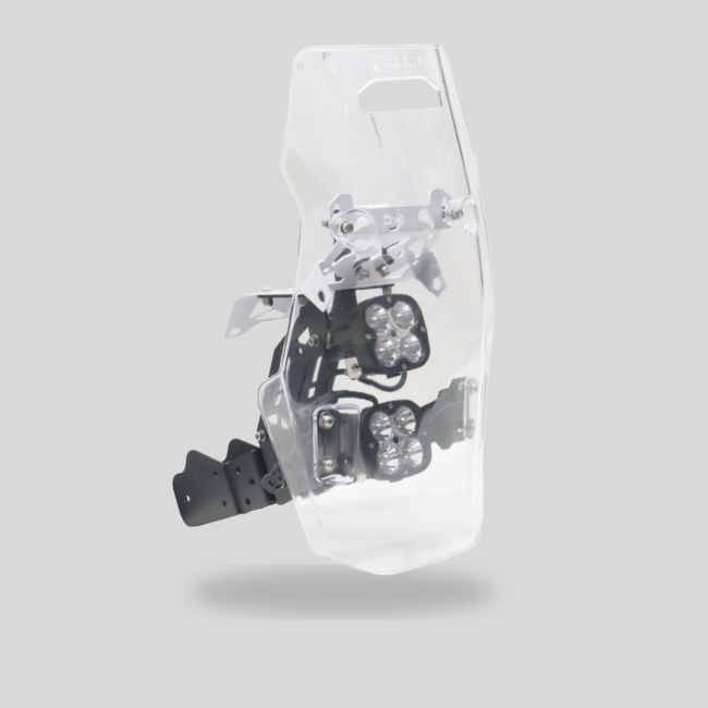MotoCare Mantis Rally Tower Windshield for Hero Xpulse 200 4V