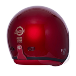 Steelbird SBH-67 Vintage DOT 5.O glossy open face helmet Red - side