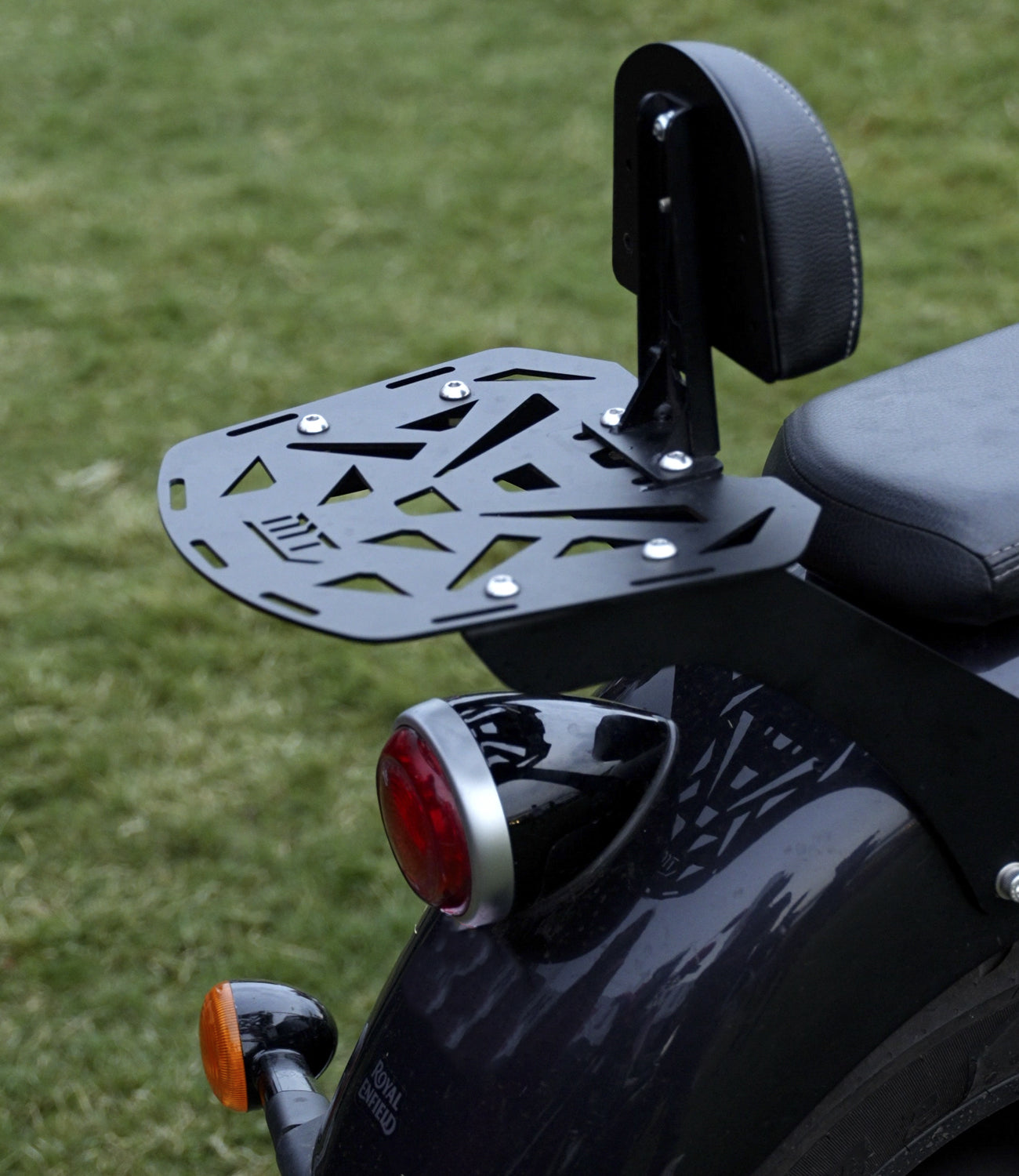 MotoTorque Back Carrier for Royal Enfield Super Meteor 650 — Rear Luggage Rack