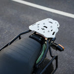 LEGUNDARY Gopher Luggage Rack (Silver) for Royal Enfield Scram 440 — Rear Luggage Rack