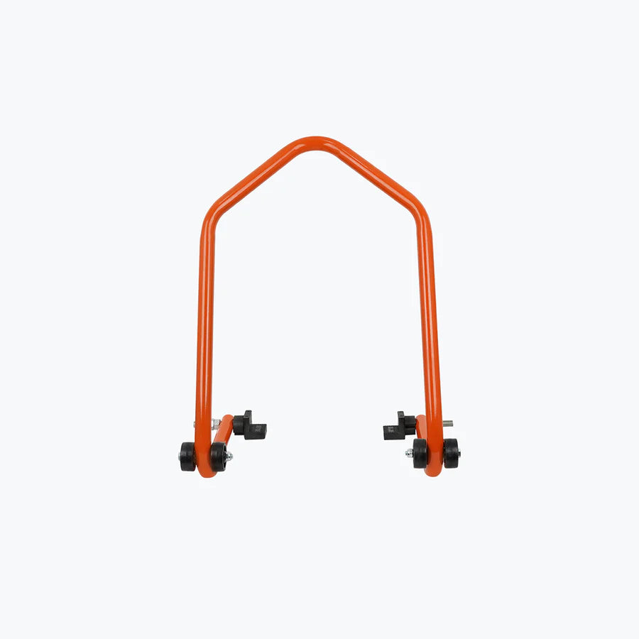 JB Racing Paddock Stand — Non-Dismantle Heavy Duty Rear Spool Stand (Orange)