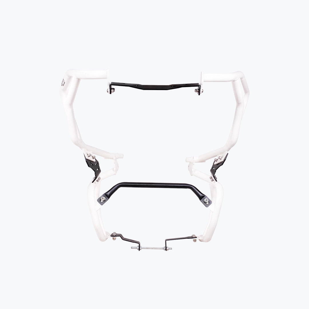 TVS Apache RTX 300 Raptor Crash Guard White