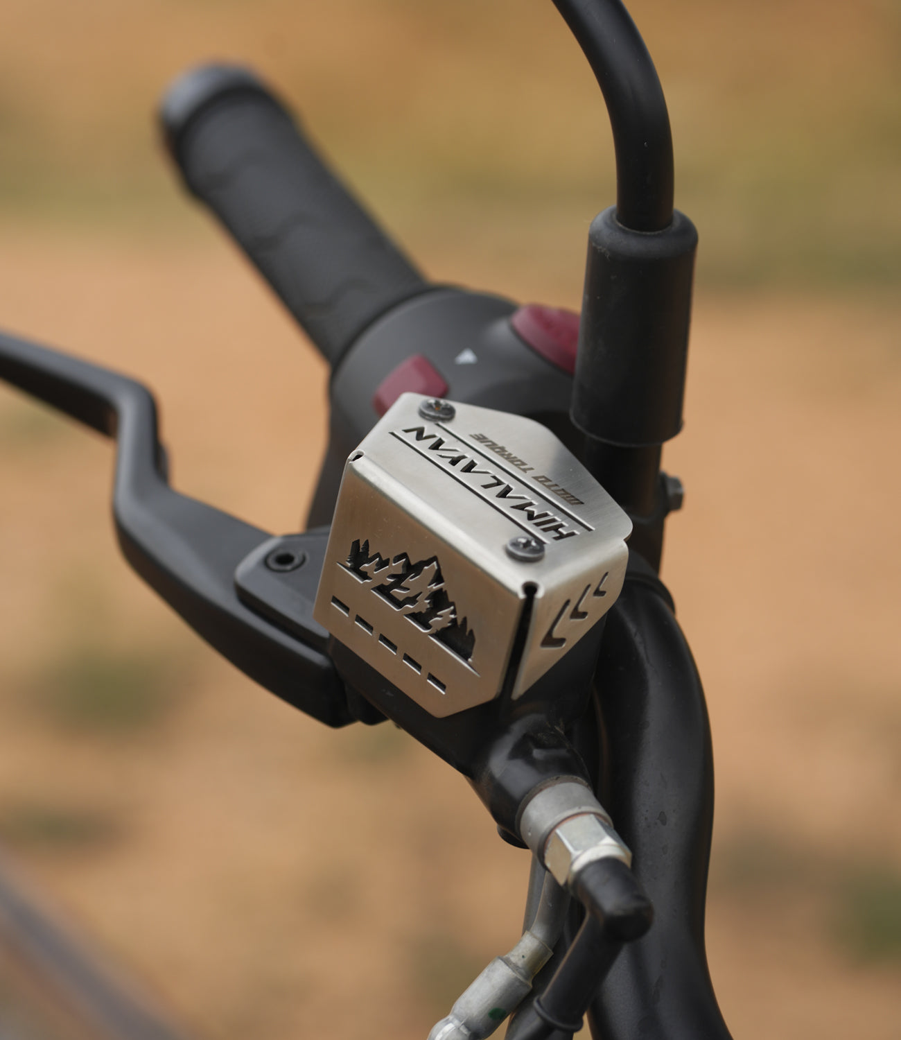 Mototorque Front Master Cylinder Guard (SS) for Himalayan 450
