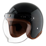 AXOR Retro Jet Helmet — ISI & DOT Certified Open Face Helmet