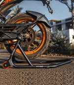 MotoTorque Paddock Stand (Black) — Universal Rear Wheel Lift Stand