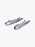 NORIFUMI Slip-On GTX Exhaust for Royal Enfield Interceptor 650 — Stainless Steel