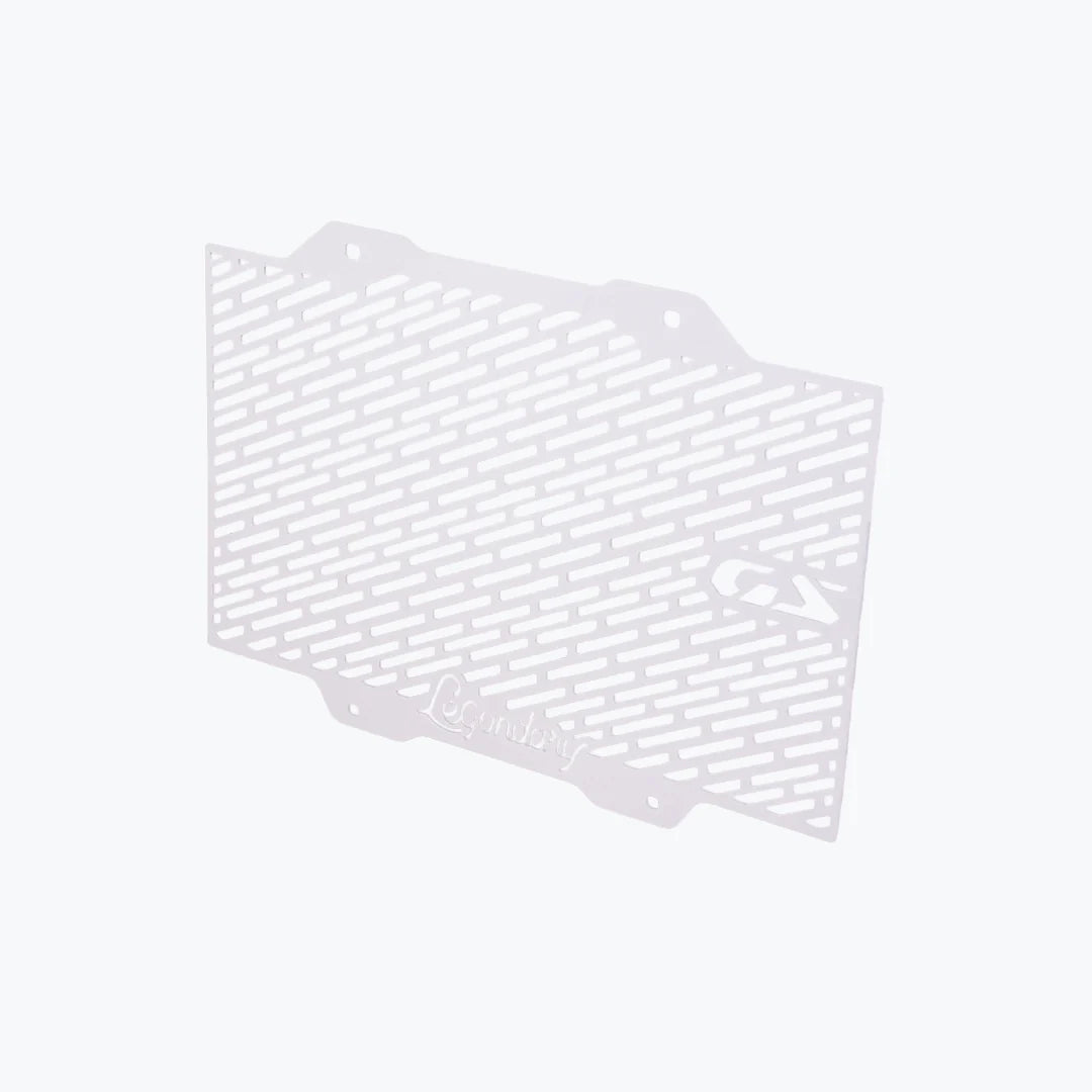LEGUNDARY Vector Radiator Guard (Silver) for BMW F450 GS — Radiator Protection