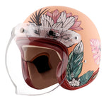 AXOR Retro Jet Hawaii Women's Helmet — ISI Certified Open Face Helmet