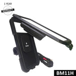 BOBO BM11H/M Fully Waterproof Bike Phone Holder — Fast 15W Wireless & USB-C Charger