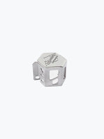 LEGUNDARY Casque Rear Reservoir Guard (Silver) for Royal Enfield Scram 440 — Reservoir Cap Protection