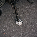 LEGUNDARY Brouge Side Stand Extender (Silver) for Royal Enfield Scram 440 — Kickstand Foot Extender