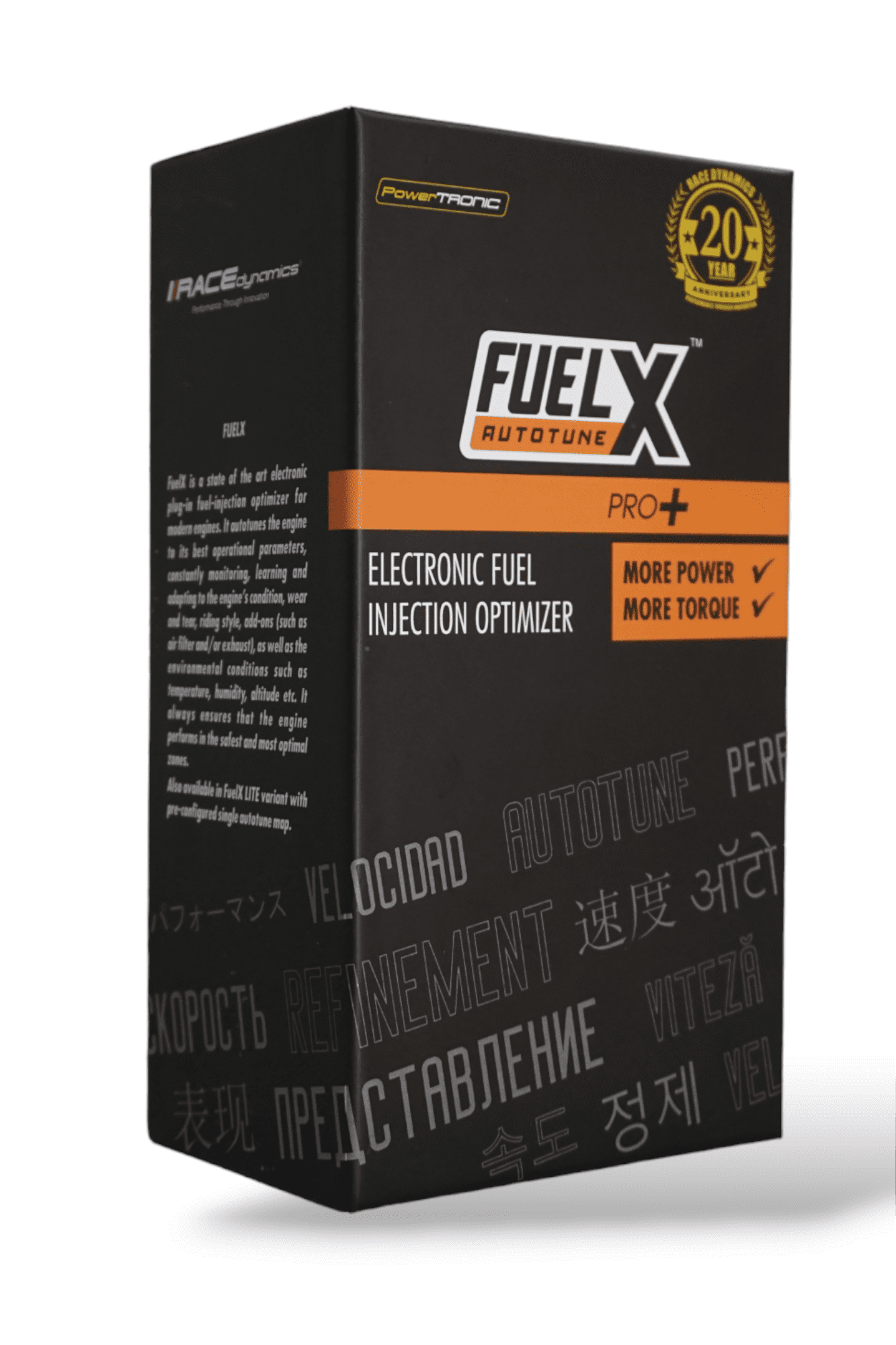 PowerTRONIC FuelX Pro+ for Royal Enfield Interceptor/GT 650 (2023–24, India Spec) — Electronic Fuel Injection Optimizer, 10 Autotune Maps