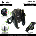 BOBO BM14 Jaw-Grip Bike Phone Holder — Quick Release