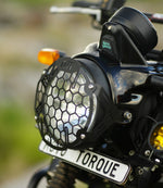 Mototorque Scram 411 Headlight Grill - side view