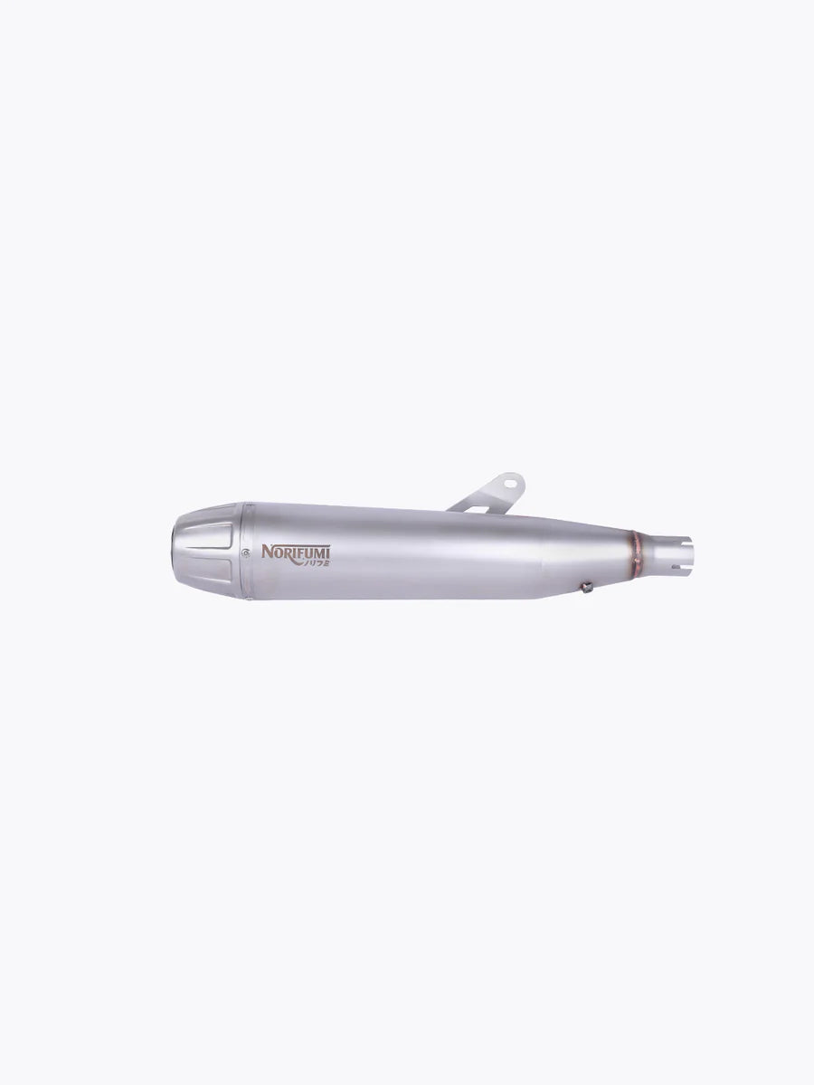 NORIFUMI Slip-On GTX Exhaust for Royal Enfield Interceptor 650 — Stainless Steel