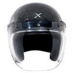 AXOR Jet Forged Carbon Helmet — ISI & DOT Certified Open Face Helmet