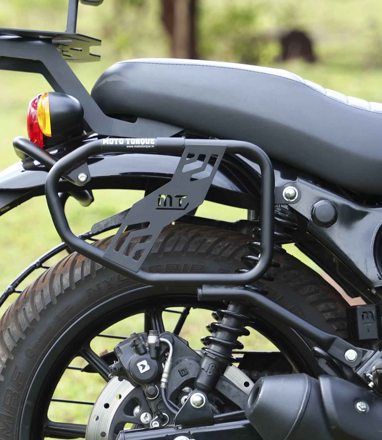 MotoTorque Saddle Stay for Royal Enfield Hunter 350 — Pannier Mounting Bracket