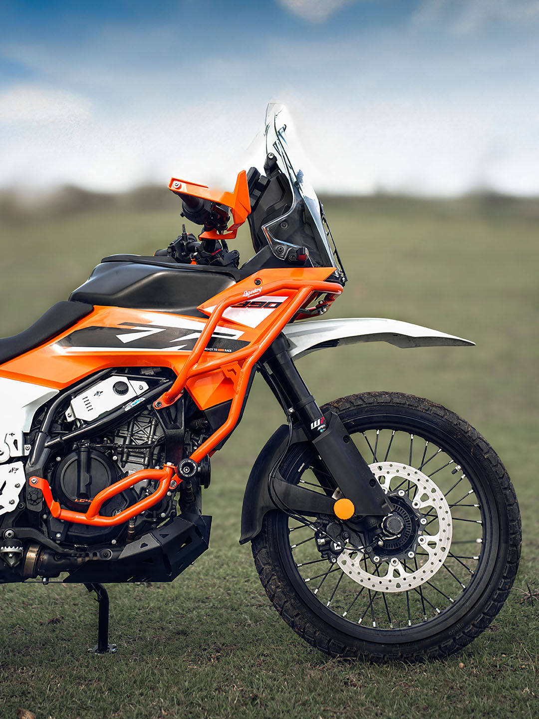 LEGUNDARY Raptor Crash Guard Orange for KTM 250 Adventure