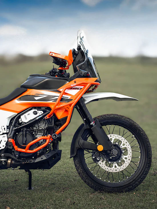 LEGUNDARY KTM ADV 390 2025 Model Raptor Crash Guard Orange