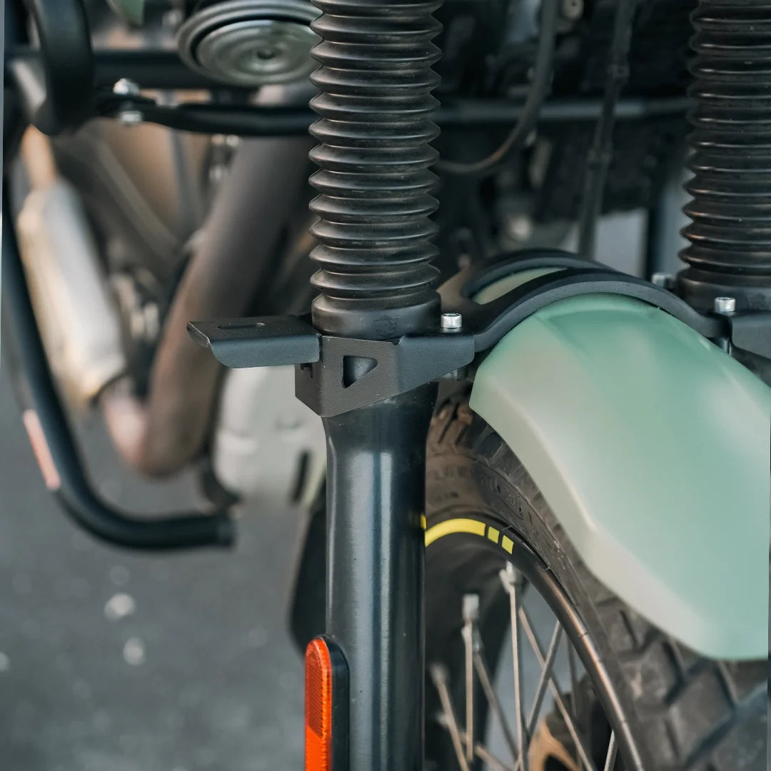 LEGUNDARY Nyx Fog Light Mount (Black) for Royal Enfield Scram 440 — Auxiliary Light Bracket