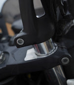 MotoTorque Handlebar Risers for TVS Apache RTR 200 4V - fitted