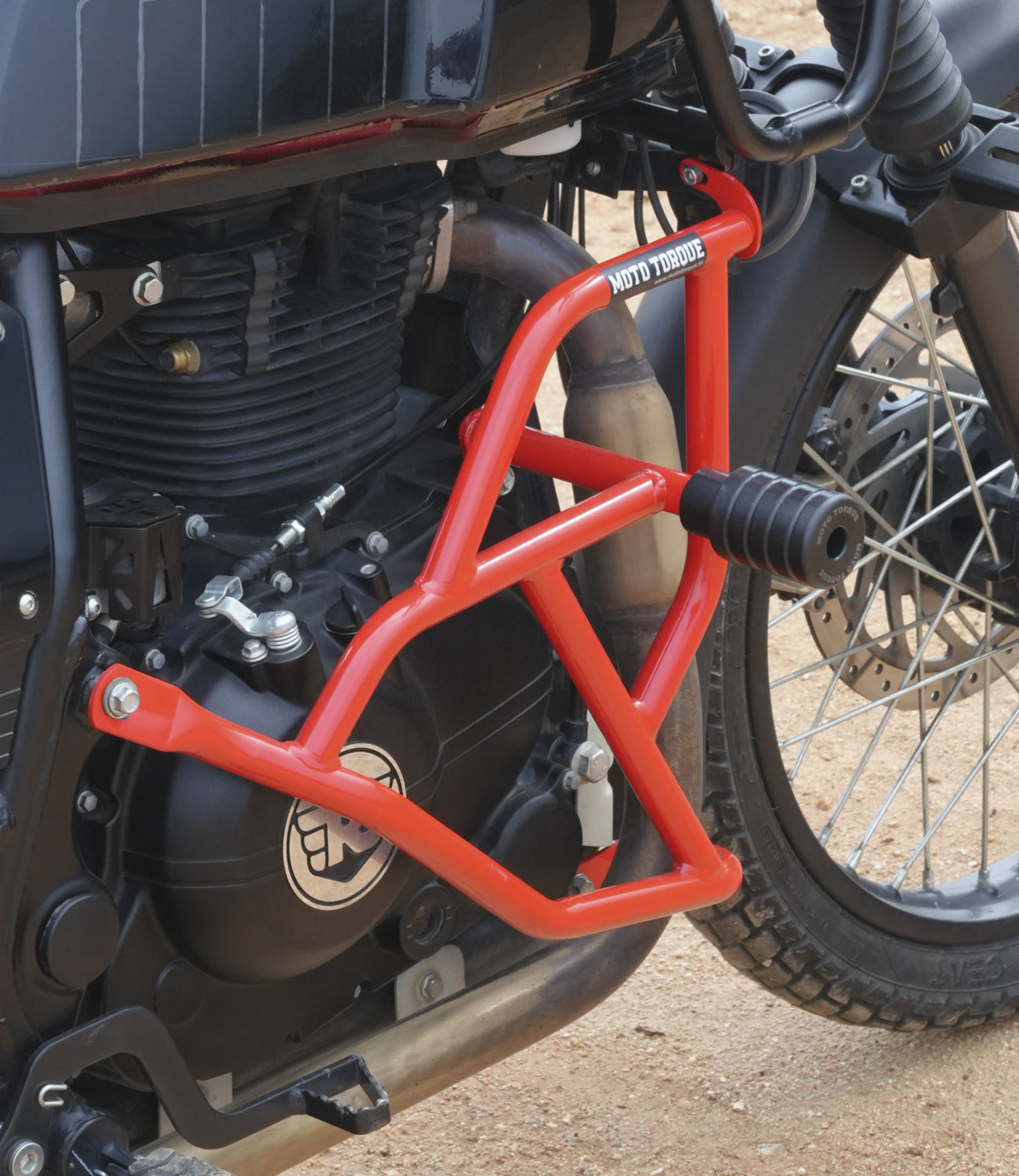 Mototorque Guardian Himalayan Crash Guard - Red