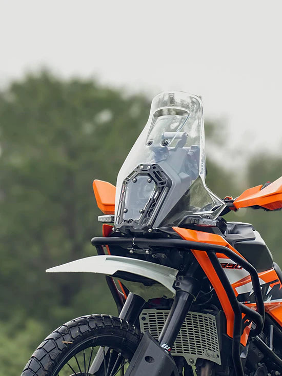 LEGUNDARY KTM ADV 390 2025 Model Oculus Headlight Shield-Acrylic-Yellowwhite