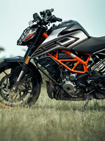 LEGUNDARY KTM Duke 250 BS6 Gen 2 Pegasus Crash Guard Wit Slider
