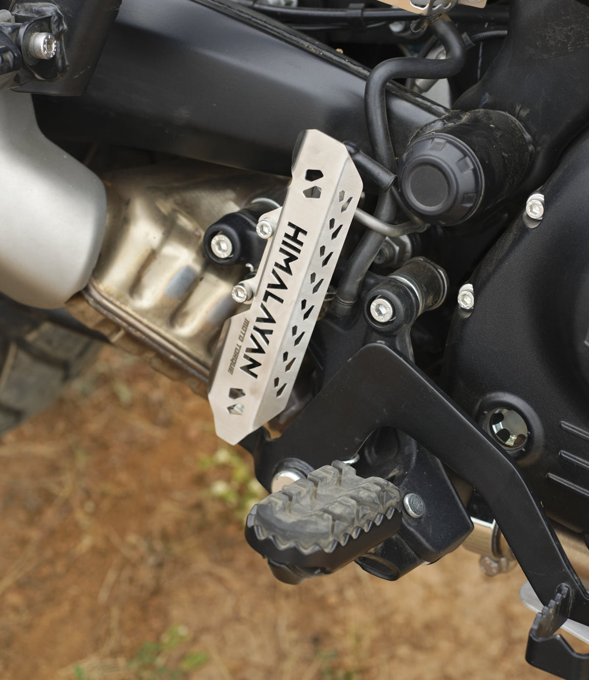 Mototorque Himalayan 450 Rear Master Cylinder Guard (SS) - view 3