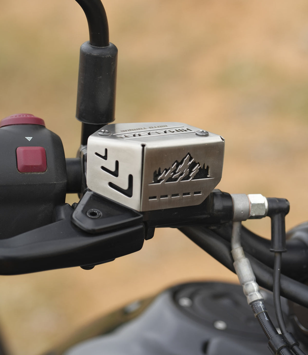 Mototorque Front Master Cylinder Guard (SS) for Himalayan 450