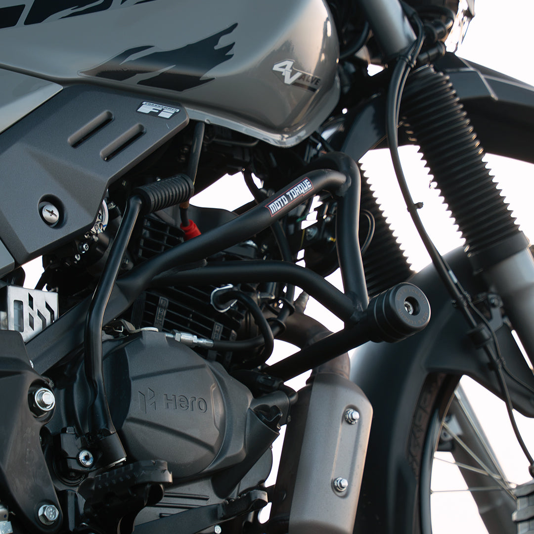 MotoTorque Crash Guard for Hero Xpulse 200 4V — Frame & Engine Protection