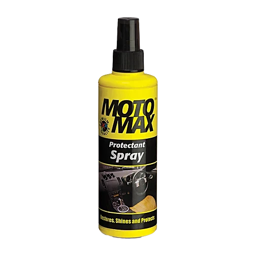 MOTOMAX Protectant Spray 200ml — Restores & Protects Plastic, Vinyl, Fibre & Dashboard for Car & Bike