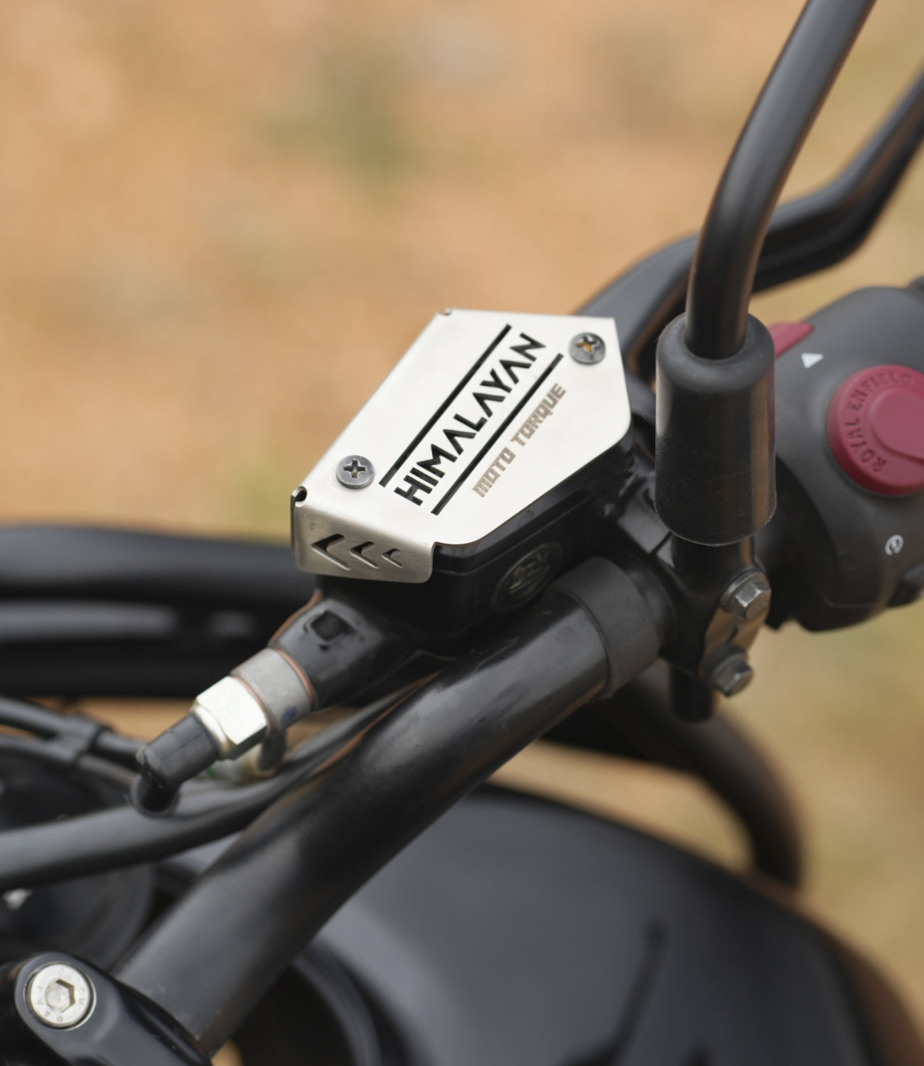 Mototorque Front Master Cylinder Guard (SS) for Himalayan 450