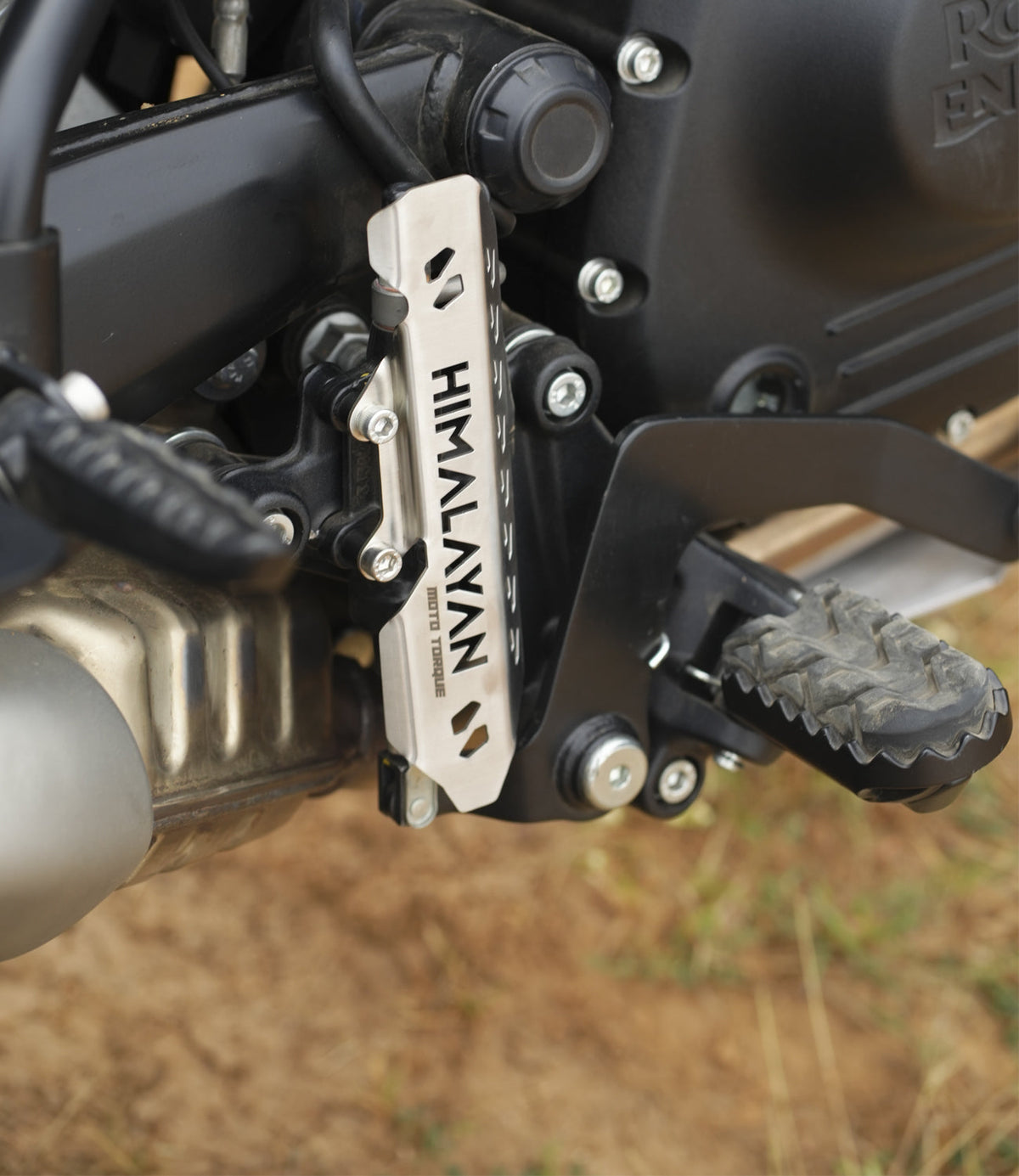 Mototorque Himalayan 450 Rear Master Cylinder Guard (SS) - view 4
