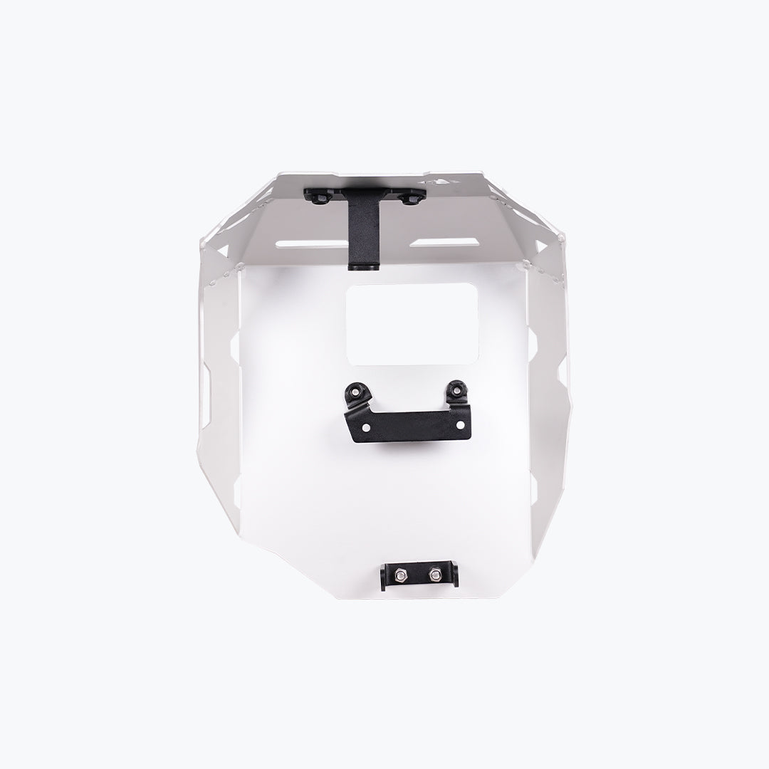 TVS Apache RTX 300 Vambrace Bashplate Silver