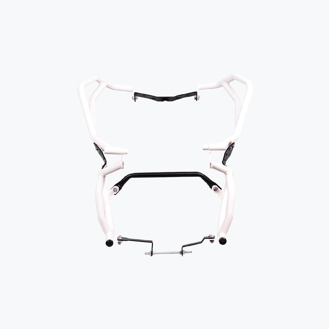 TVS Apache RTX 300 Raptor Crash Guard White