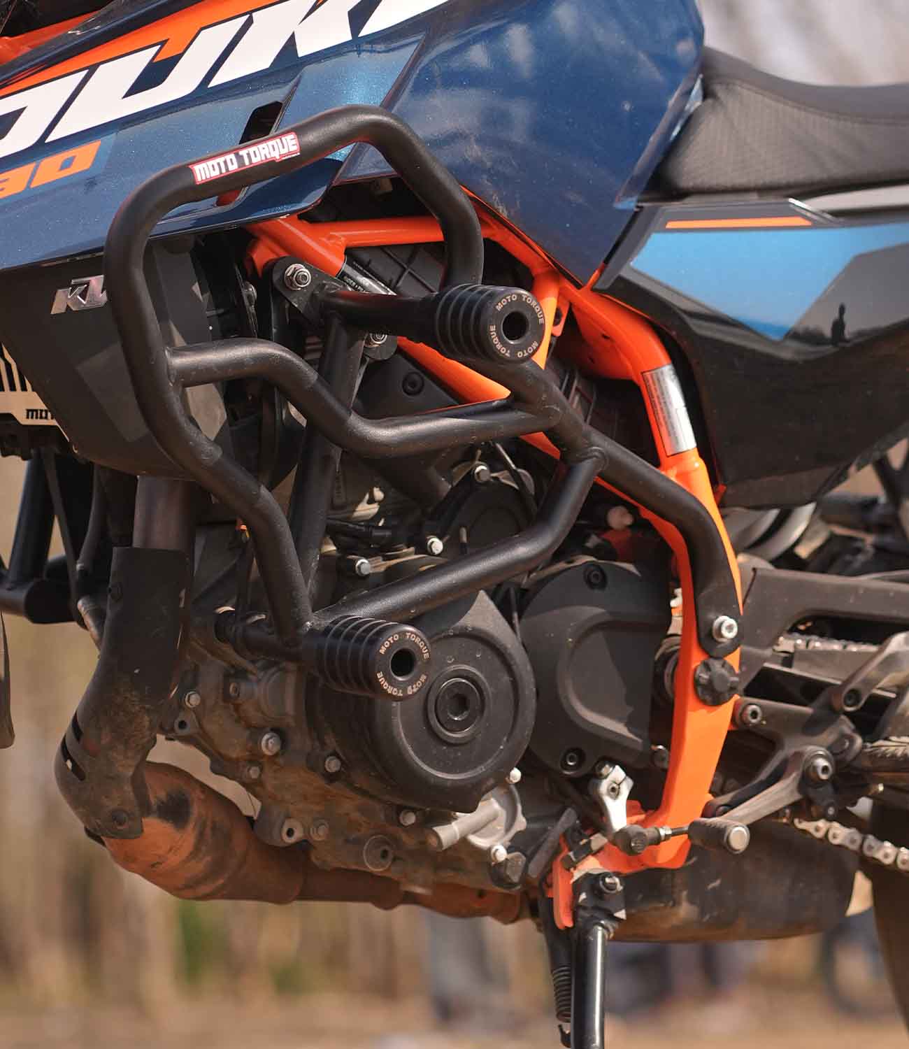 MotoTorque Thor Crash Guard for KTM Duke 250/390 Gen-3 — Frame & Engine Protection