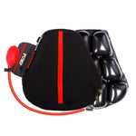 GRAND PITSTOP Air Seat Cushion with Pump — Inflatable, Breathable Mesh, Anti-Slip Base (Sports Premium)
