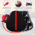 GRAND PITSTOP Air Seat Cushion with Pump — Inflatable, Breathable Mesh, Anti-Slip Base (Sports Premium)