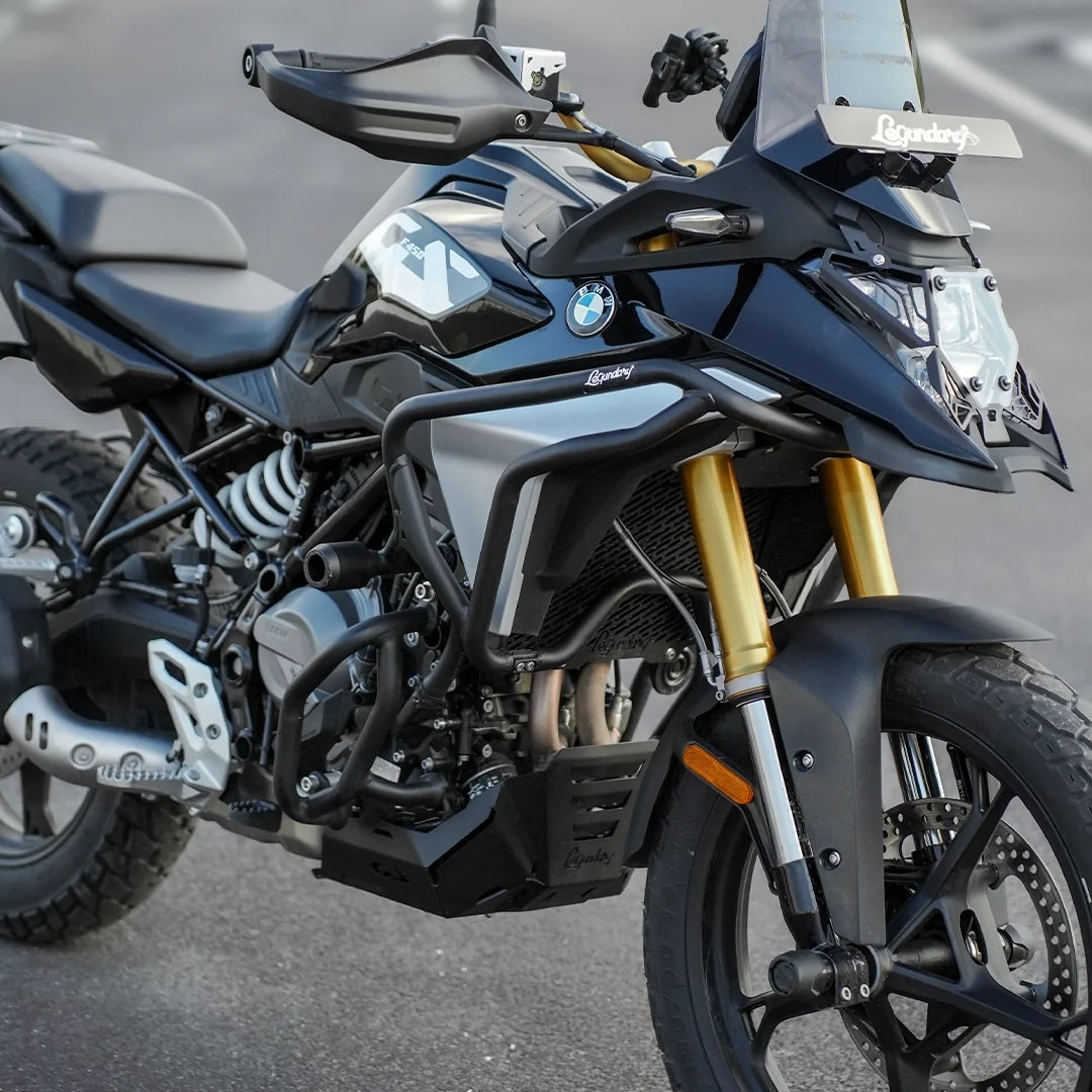 LEGUNDARY Raptor Crash Guard (Black) for BMW F450 GS — Frame & Engine Protection
