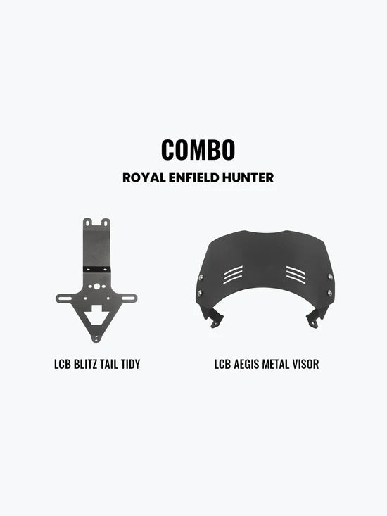 LEGUNDARY Tail Tidy & Metal Visor Combo for Hunter 350