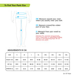 Rynox Air GT Riding Pants size chart