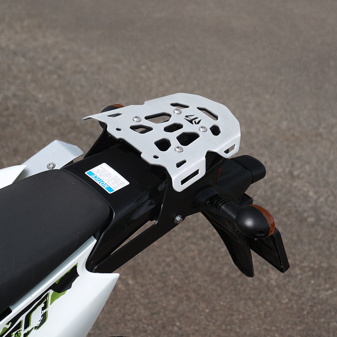 MotoTorque Aluminium Top Plate with MS Back Carrier for Kawasaki KLX 230