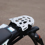 MotoTorque Aluminium Top Plate with MS Back Carrier for Kawasaki KLX 230 - fitted