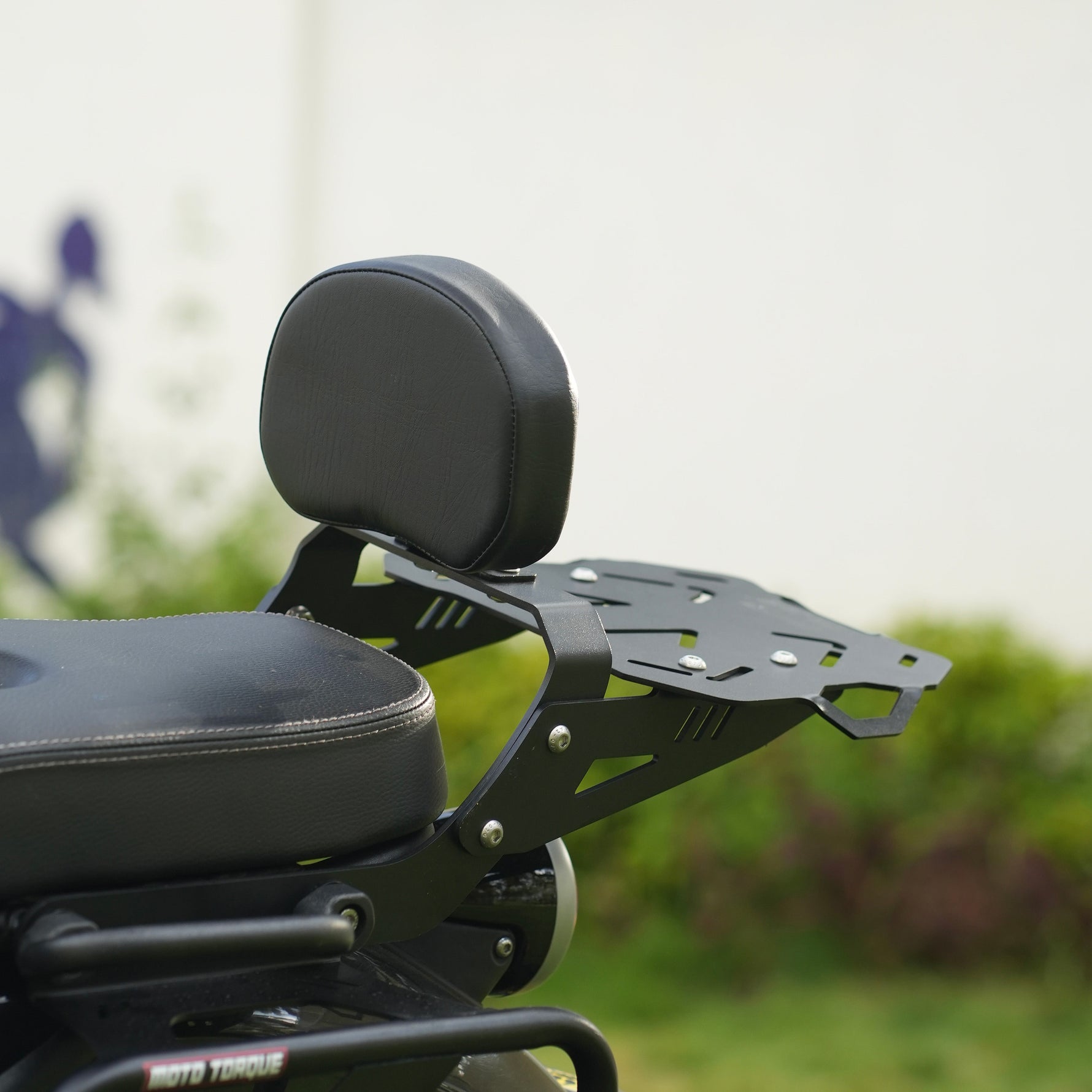 MotoTorque Backrest for RE Shotgun 650 - fitted