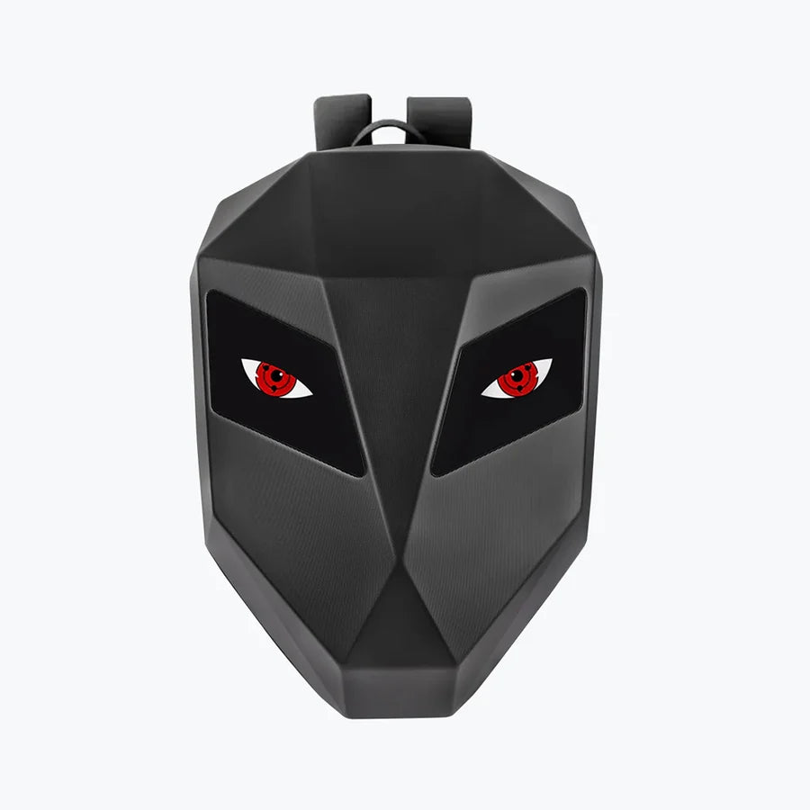 BSDDP Eye LED Backpack (Black) — Hard-Shell Riding Backpack with Programmable LED Display
